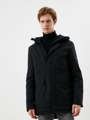 Утепленная демисезонная куртка Alpex черная