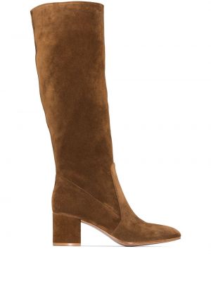 Wildleder stiefelette Gianvito Rossi braun