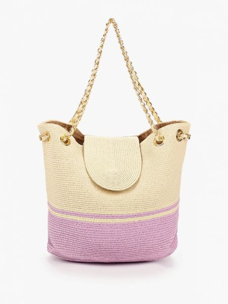 Пляжная сумка Fabretti фиолетовая
