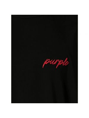 Camisa con bordado de algodón Purple Brand