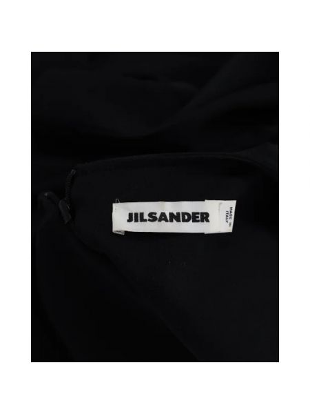 Vestido de viscosa Jil Sander Pre-owned negro