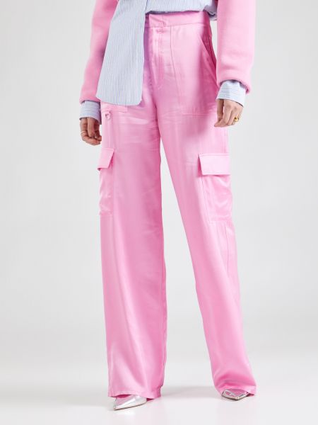 Pantaloni cu buzunare Chiara Ferragni roz