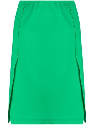 Spódnica midi plisowana Raf Simons zielona