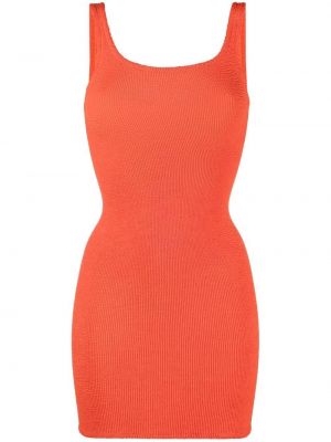 Платье мини Mc2 Saint Barth, оранжевое