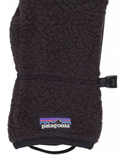 Fleecové rukavice Patagonia čierna
