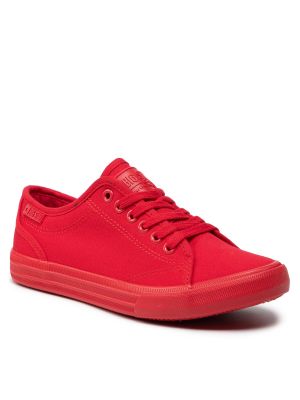 Chaussures de ville à motif étoile Big Star Shoes rouge