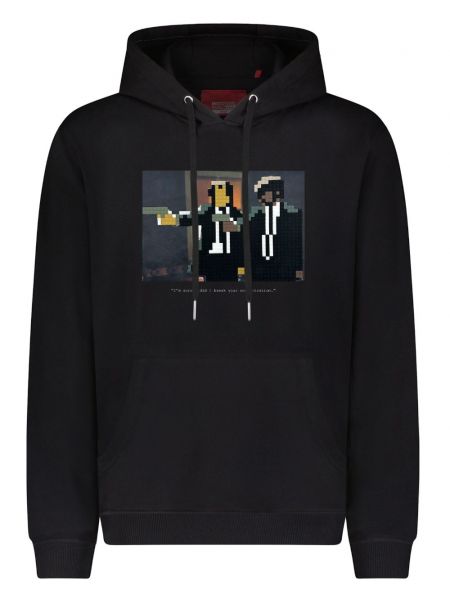 Hoodie Mostly Heard Rarely Seen 8-bit siyah