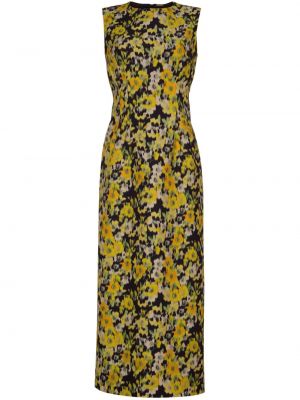 Sukienka ołówkowa w kwiatki z nadrukiem Adam Lippes