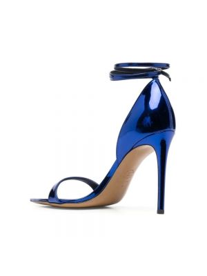 Sandalias de cuero Alexandre Vauthier azul