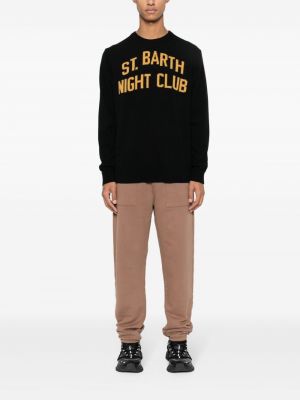 Pantalon en coton Mc2 Saint Barth marron