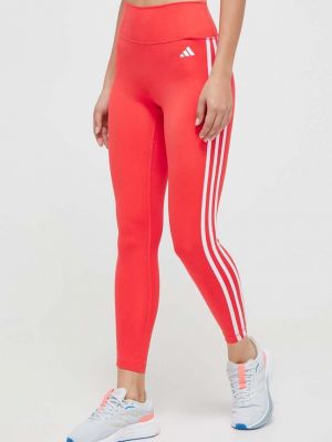 Spodnie sportowe Adidas Performance czerwone