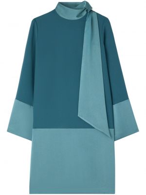 Krepové mini šaty St. John modrá