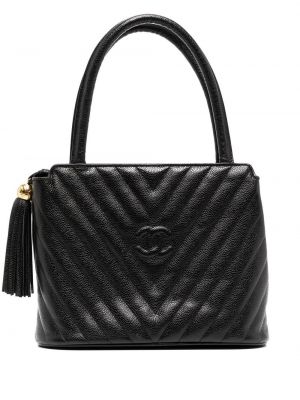 Top Chanel Pre-owned črna