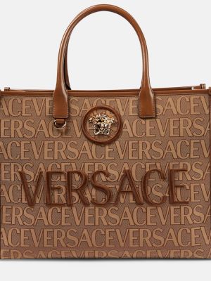Шопинг чанта Versace кафяво