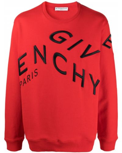 Jersey con bordado Givenchy rojo