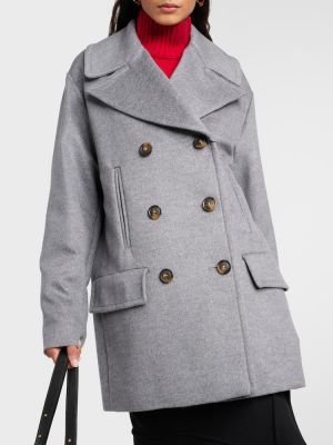 Abrigo de lana Sportmax gris