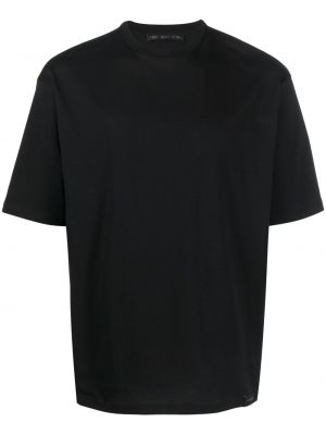 Памучна тениска Low Brand черно