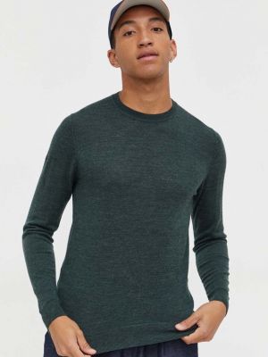 Vuneni pulover Superdry zelena