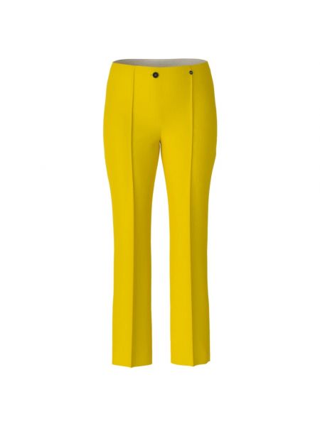 Spodnie Marc Cain żółte