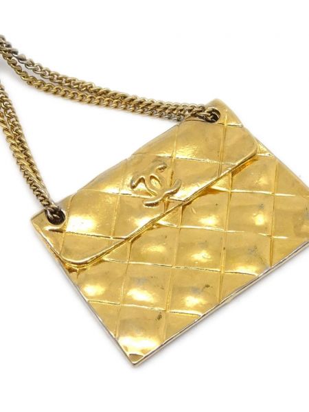 Klasikinės auskarai Chanel Pre-owned auksinė