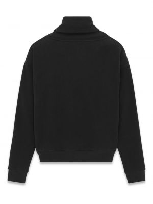 Sweatshirt aus baumwoll Saint Laurent schwarz