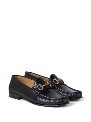 Loafers en cuir Brunello Cucinelli noir