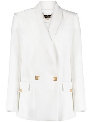 Lang blazer Elisabetta Franchi hvit