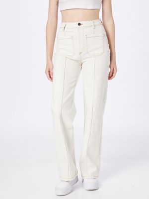 Bavlnené džínsy Cotton On biela