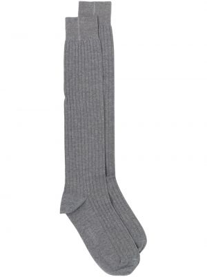 Чорапи от мерино вълна Peserico сиво