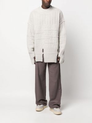 Pull en laine A-cold-wall* blanc