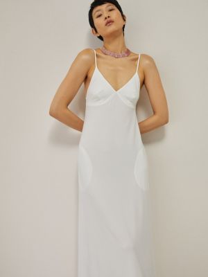 Коктейльное платье Norma Kamali белое