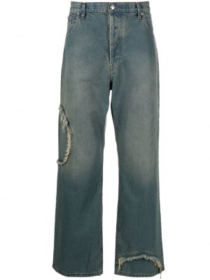 Straight leg jeans con frange Edward Cuming