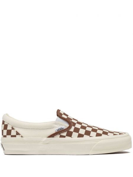 Klassisk slip-on sneakers Vans hvid