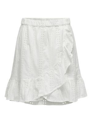 Φούστα mini Only λευκό