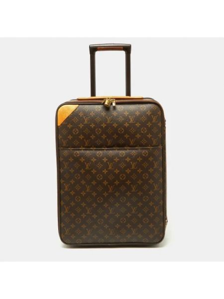 Bolsa de viaje de cuero Louis Vuitton Vintage