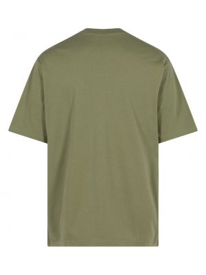 Bavlněné tričko Supreme zelené