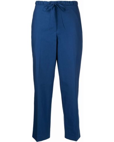 Pantalones con cordones Jil Sander azul