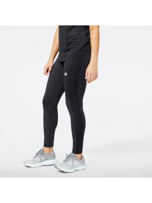 Reflektierender leggings mit print New Balance schwarz
