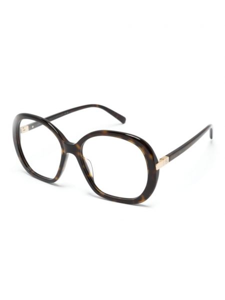 Oversize brille Stella Mccartney Eyewear braun