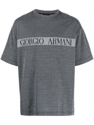 T-shirt Giorgio Armani blå