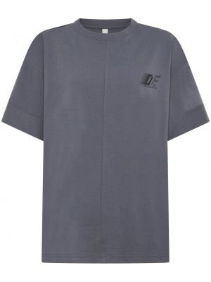 T-shirt en coton à imprimé Dion Lee gris