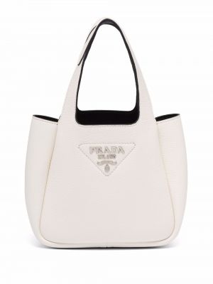 Shoppingbag Prada hvit