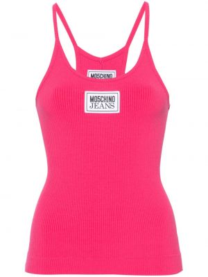 Top Moschino Jeans pink