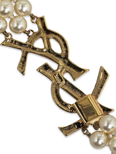 Collier avec perles Saint Laurent Pre-owned