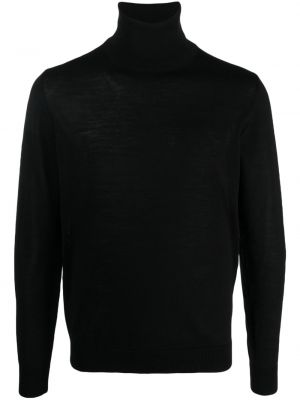 Vlnený sveter z merina Cenere Gb čierna