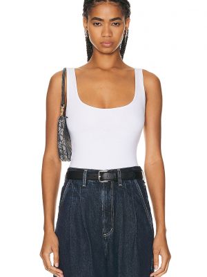 Боди Enza Costa For FWRD Luxe Knit Tank белый