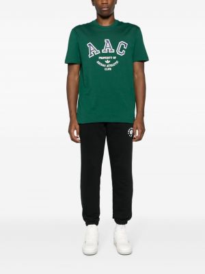 Kokvilnas t-krekls ar apaļu kakla izgriezumu Adidas zaļš