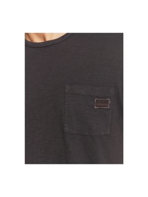Camiseta con bolsillos Guess negro
