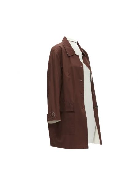 Dwustronny płaszcz bawełniany retro Hermès Vintage