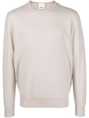 Pull en cachemire col rond Allude beige